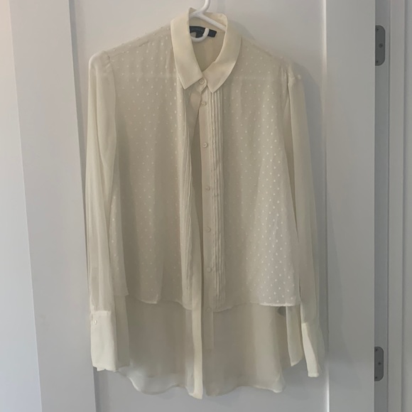 Banana republic white/cream blouse. *UNWORN* - Picture 1 of 5